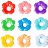 Halynor Coprichiave Silicone Forma Fiore per Chiavi Piatte Standard, 9 Pezzi | Protezione Antiurto, Resistenza agli Strappi, Colori Macaron Vivaci, Installazione Rapida, Gestione Flotte