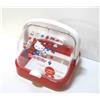 Sanrio Hello Kitty Condimento Astuccio Portabottiglie Copri Cibo AS Resina Raro
