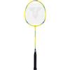 Talbot-Torro Racchetta da Badminton Attacker, per Principianti, in Acciaio Temprato, Forma Classica della Testa, Giallo/Blu, 429806