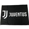 Juventus | Bandiera Nera con Logo, Bandiera da Stadio, Prodotto Ufficiale