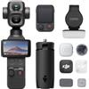 DJI Osmo Pocket 4P Combo Vlog fotocamera vlog a doppio obiettivo Zoom ottico 3×
