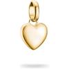 Thomas Sabo Charm Club Connect Charm Cuore Con Anello Placcato Oro 18k