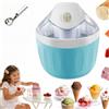 Generic Macchina per Gelato Fatta in Casa, Gelatiera Mini Compatta 500 ml per Yogurt Gelato e Sorbetti, Preparazione Rapida in 15 Minuti con Funzionamento One Touch, Cucchiaio Incluso