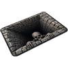 Generic Zerbino illusione di Halloween,Tappeto abisso scheletro ottico 3D | Zerbino spaventoso horror con trappola visiva, divertente decorazione scherzo, decorazione per interni ed esterni, portico
