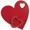 Arti & Mestieri Evaporatore umidificatore termosifone calorifero CUORE colore ROSSO I LOve Arti & Mestieri