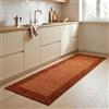 INTRECCI Tappeto Cucina Classic Antiscivolo Lavabile 55x140 cm Rust | Made in Italy, Retro gommato, 40% cotone, 30% acrilico e 30% poliestere; lavabile in lavatrice, in diverse misure e colori.