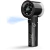 G-STORY Ventilatore nebulizzatore portatile turbo, 1-100 velocità, 5000mAh Batteria Ricaricabile con display digitale, Serbatoio nebulizzatore da 45ml, entilatore da Tavolo e Collo per Esterni, Viaggi(Nero)