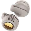 Tnfeeon Ventilatore Portatile con Clip in Vita, Forte Flusso d'Aria, Ventola Senza Foglie di Ricarica USB con Mini Clip per Lavorare in Escursionismo e Pesca (Bianco)