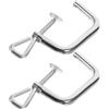 Zerodeko 2 Pezzi Clip di Fissaggio per Macchina Pasta in Lega di Ferro | Ricambi per Macchina per Pasta, Morsetto Macchina per Pasta, Compatibile Imperia Titania
