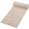 Mazovia Tappeto Passatoia Corridoio 60x100cm Crema Tinta Unita Morbido | Tappeto Passatoia per Cucina Lavanderia Camera da Letto Beige Facile da Pulire Pelo Corto Minimalista Venduto al Metro