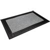 Amicasa Cosmoline - Zerbino TOGO 40x60 cm Grigio - Asciugapasso in Moquette Pesante Pressata con Ciuffi a Rilievo - Fondo Antiscivolo per Ingresso, Casa e Ufficio