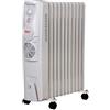 bion HEATING bion electrics Radiatore ad olio Bento 11 elementi 2500 Watt | termostato regolabile