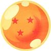 SD TOYS - Tappeto interno 60 x 60 cm palla 4 stelle Dragon Ball