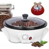 BONJUME Tostatrice Di Caffè Elettrica, Tostatrice Caffè 500g Macchina Per Tostare Chicchi 1200W Per Casa Con Timer Temperatura Regolabile 0-240°C Tostatura Senza Fumo Per Caffè Noci E Semi
