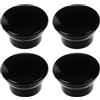 POPETPOP 4 Pomelli di Ricambio Plastico e Metallo Nero, Presa Comoda e Montaggio Facile per Coperchio Teiera Accessori per Bollitore