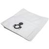 vhbw 5x sacchetto compatibile con Stihl SE 122 E, SE 122, SE 133 ME aspirapolvere - microfibra, 27cm x 21,5cm Bianco