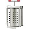 WooDerson Spremifrutta e verdura a mandrino, 2,5 l, in acciaio inox | Spremiverdure manuale multifunzione, per patate, bacche, limoni, arance e altre frutta e verdura