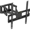 LALAHO Supporto da parete per TV, orientabile, inclinabile, per TV con diagonale di 26-55, VESA Max de 400 x 400 mm