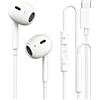 UniBond Cuffie con Cavo USB C per iPhone 17 16 15, Auricolari In-Ear con Microfono | Cuffie con Controllo del Volume per iPhone 17 16 15 Pro Max/Plus, iPad Pro/Air/Mini, Galaxy S26/S25/S24/S23