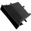 Aerzetix Vano portaoggetti 1 DIN compatibile con Nissan Qashqai J10 | Compatibile con X-Trail T30 et T31 / Navara D40 / Pathfinder R51 / Tiida C11 / Note E11 / Juke F15