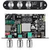 diymore ZK-1001U - Amplificatore Bluetooth 100 W mono, TPA3116D2, amplificatore audio con TWS, Bluetooth 5.3, step-up DC 9-24 V, regolazione basso/altitudine, AUX/USB, per altoparlanti a batteria fai