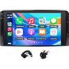ikasus Autoradio 2+64G per Ford Transit 2000-2006 con CarPlay e Android Auto | Android 14, touchscreen da 6,83 pollici con FM/AM/RDS, Bluetooth, WLAN, GPS,SWC, Mirror Link, Split Screen,AHD Camera.