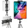 Cenawin Adattatore per treppiede per tablet con testa a sfera, supporto per iPad per treppiede, selfie stick, monopiede, compatibile con iPad Pro, iPad Air, iPad Mini, tablet da 4,7-12,9 pollici