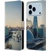 Head Case Designs Thames City Skylines - Custodia a portafoglio in pelle compatibile con Apple iPhone 17 Pro