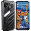 AGM 2026 X7 PRO Rugged Smartphone,Android 16 Telefono Indistruttibile 5G | 6.72 HD+Display 120Hz 10000mAh e ricarica rapida 33W,IP69K Telefono Rugged,12GB+256GB,64MP+50MP+2MP AI Kamera,NFC/OTG/GPS