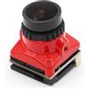 SPARKHOBBY Mini Fotocamera FPV 1800TVL 5MP 2,1mm 1/3 Sensore CMOS HDR 19x19MM NTSC & PAL Commutabile per Drone FPV Parti fai da te (rosso)