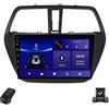 Generico 2K Schermo Radio per Auto per Suzuki SX4 2 S-Cross 2012-2016 Android 14 Autoradio Doppio Din/CarPlay/AndroidAuto/WiFi/GPS/Bluetooth/AM/FM/RDS/DSP/Telecamera Posteriore/ADAS DVR(C10Pro)