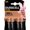 Duracell (20 Confezioni) Duracell Plus Batterie 4pz Stilo LR6 MN1500 AA