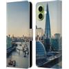 Head Case Designs Thames City Skylines - Custodia a portafoglio in pelle compatibile con Apple iPhone 17