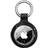 PESTON Porta AirTag, Custodie IP67 per Apple AirTag 1ª e 2ª Gen | Protezione AirTag, silicone da 2,5 mm, portachiavi in lega di zinco, per chiavi, valigie, zaini e collari, AirTag non incluso