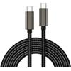 CAZSTYK Cavo USB C 3.2 Gen 2x2 velocità 20 Gbps 4K a 60 Hz, 1m | Cavo USB tipo C, ricarica PD240W, velocità dati 20 Gbps, uscita 4K a 60 Hz per laptop, dispositivi vari