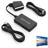 Rqkagf Convertitore SCART HDMI, adattatore SCART a HDMI 1080P con cavo HDMI e alimentazione USB, convertitore audio e video da analogico a digitale, compatibile con HDTV Monitor Proiettore VHS DVD STB PS1