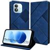 Bemoloon RFID Custodia per Xiaomi Redmi Note 17 4G Blu | Geometria Xiaomi Redmi Note 17 5G Cover, Chiusura Magnetica con Tasche per Carte