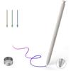 NWANTF Penna S25 Ultra S di ricambio per Samsung Galaxy S25 Ultra S Pen, S25 Ultra Stylus per Samsung Galaxy S25 Ultra 5G, versione USA, EJ-PS938BBEGUJ, 3 pennini + 1 clip (grigio chiaro)