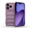 ESHUYI Cover Silicone Liquido per iPhone 18 Pro/iPhone 17 Pro | Protezione Anti-Germi e Fodera in Microfibra, Custodia protezione antiurto, Viola chiaro