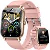 Kuizil Smartwatch Uomo Donna, 100+ Sportive Fitness Tracker con Sonno Contapassi Cardiofrequenzimetro, 1.85 Smartwatch con Effettua/Risposta Chiamate, Impermeabil IP68 Smart Watch per Android/iOS