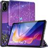 TiMOVO Cover per Xiaomi Redmi Pad 2 11 Pollici 2025 | Farfalla & Cielo Stellato, Sottile e Leggero, Guscio Posteriore Rigido, Auto Sveglia/Sonno