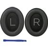 GaxmLou 2 cuscini per cuffie QC45 e QC SE, cuscinetti QuietComfort, cuscini di ricambio per auricolari QC45, QuietComfort SE e QuietComfort Wireless Over-Ear, QC45 auricolari pad, colore: Nero
