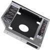 NGFF Adattatore da SATA 22 pin femmina a SATA 13 pin maschio slimline per secondo disco rigido, compatibile con alloggiamenti universali da 9,5 mm per unità ottiche CD/DVD-ROM di laptop.