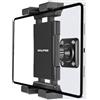 OHLPRO Supporto da parete per tablet, montaggio a vite forato per iPad con regolazione a 360°, morsetto universale compatibile con iPad, eReader, Kindle Fire HD, Galaxy Tab da 5 a 17 pollici
