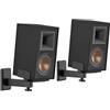 ComVome Coppia Di Supporti A Parete Regolabili Per Altoparlanti Da Scaffale Klipsch‑Supporti A Parete Per Altoparlanti Con Blocco Laterale Resistenti Per Klipsch R‑40PM R50M RP‑500M II RP‑600M II