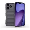 ESHUYI Cover Silicone Liquido per iPhone 18 Pro/iPhone 17 Pro | Protezione Anti-Germi e Fodera in Microfibra, Custodia protezione antiurto, Grigio scuro