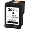 Ashikoi Portatile conveniente compatibile con HP302 XL Ink Box HP1000 1050 1510 2130 2131 4500 450 4504, nero