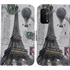 TienJueShi Torre Stand Portafoglio TPU Silicone in Pelle Cellulare Caso per Oppo A74 5G 6.5 inch Case Copertina Custodia Protettiva Cover