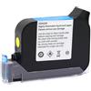 Generico Cartuccia d'inchiostro, 2588 2588+ 2588+M, 12.7mm, per codifica TIJ | inchiostro a solvente ad asciugatura rapida, Eco-Solvent, 42ml, 600DPI, larghezza impulso 120-180mm(1pcs Yellow)