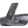 Spigen Tesla Porta Cellulare Auto MagSafe, Supporto per Angolo Lato Guida | Model 3 Highland 2024-26 Model Y Juniper 2025 2026, Doppio Snodo, Rotazione a 360°, Accessori Tesla per iPhone 18 Pro Max 17